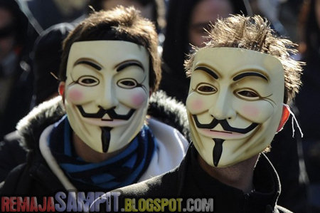 Detail Sejarah Topeng Anonymous Nomer 13