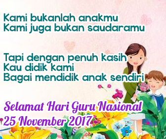 Detail Selamat Hari Guru Puisi Nomer 46