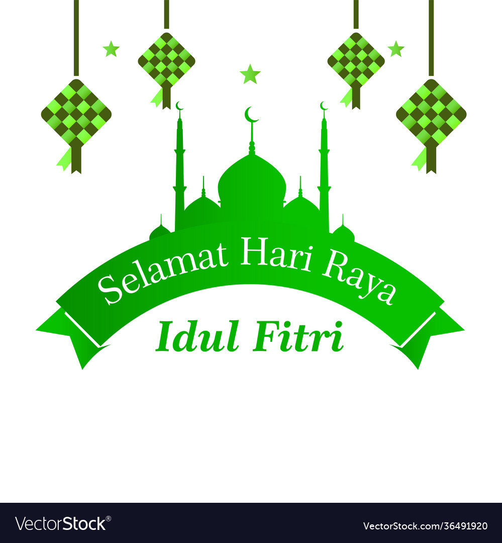 Detail Selamat Hari Raya Idul Fitri Vector Nomer 3