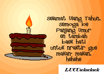 Detail Selamat Ultah Lucu Nomer 26