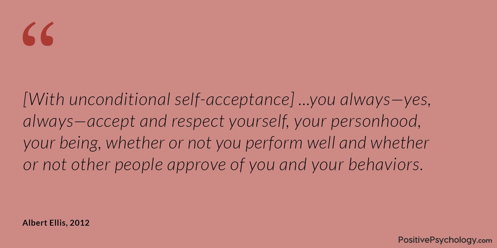 Self Acceptance Quotes - KibrisPDR