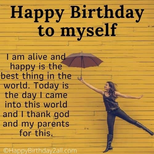 Self Birthday Quotes - KibrisPDR