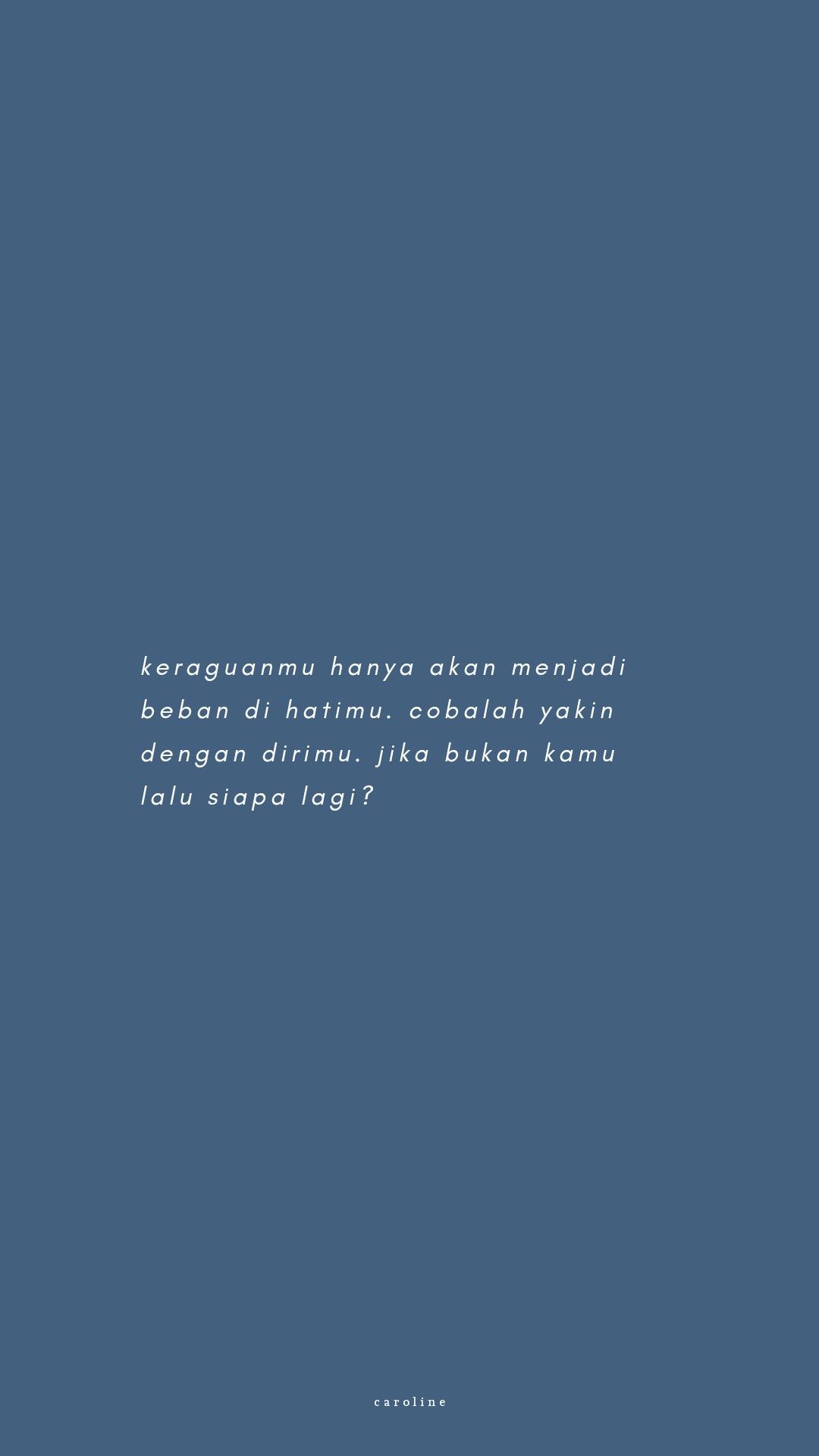 Self Reminder Quotes Indonesia - KibrisPDR