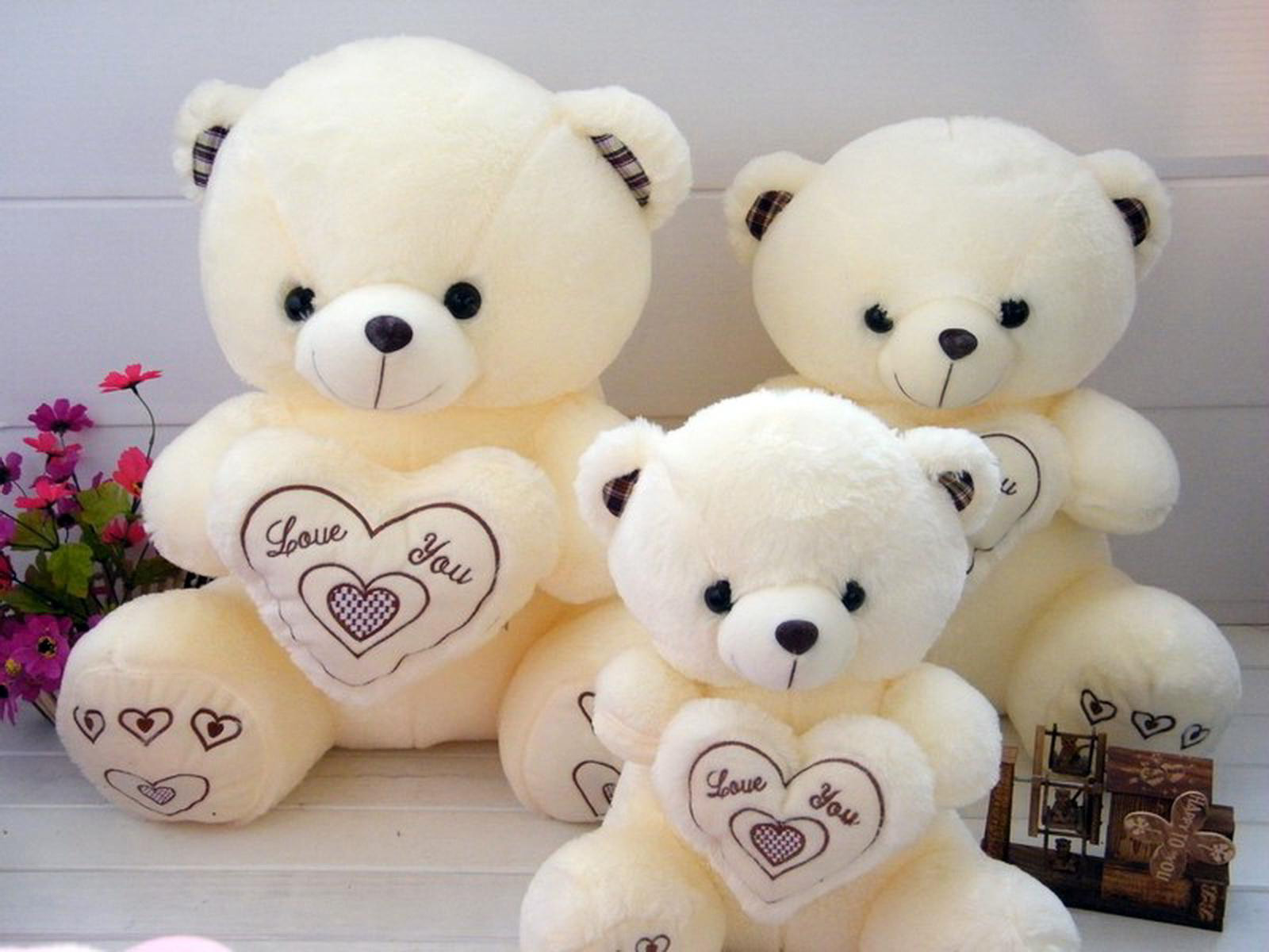 Detail Wallpaper Teddy Bear Love Nomer 52