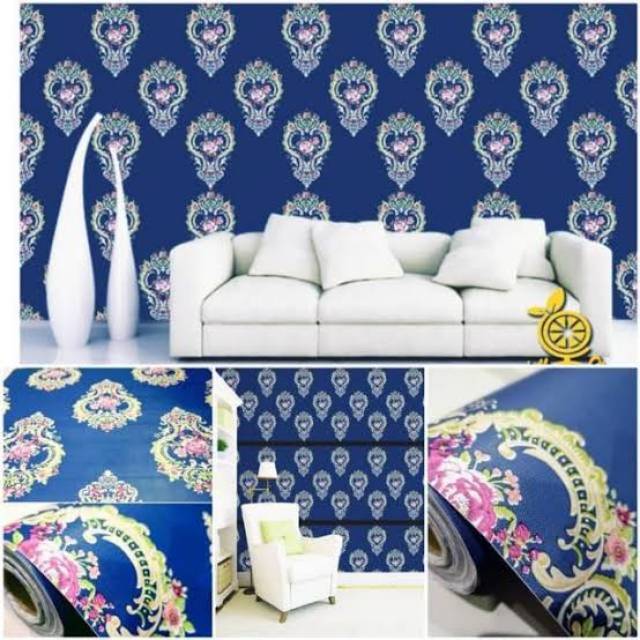 Detail Wallpaper Tembok Warna Biru Nomer 38