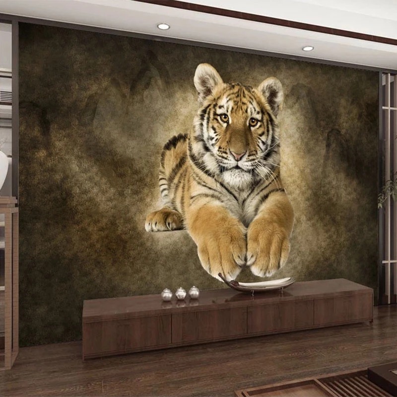 Detail Wallpaper Tiger 3d Nomer 48