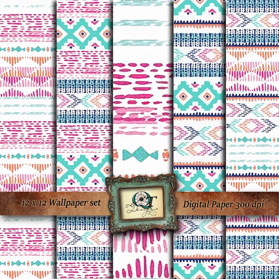 Detail Wallpaper Tribal Garskin Pink Nomer 49