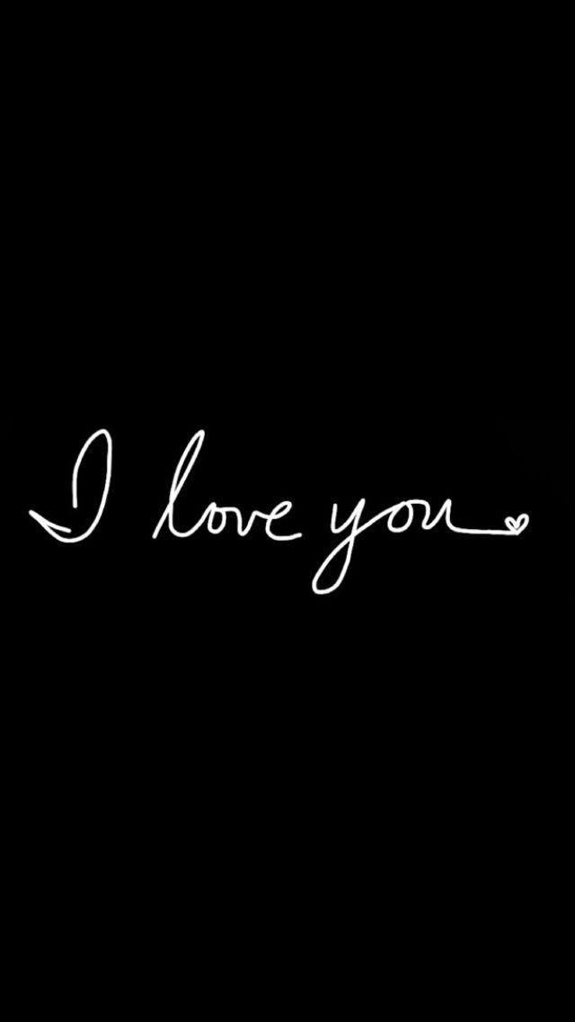 Detail Wallpaper Tulisan I Love You Nomer 2