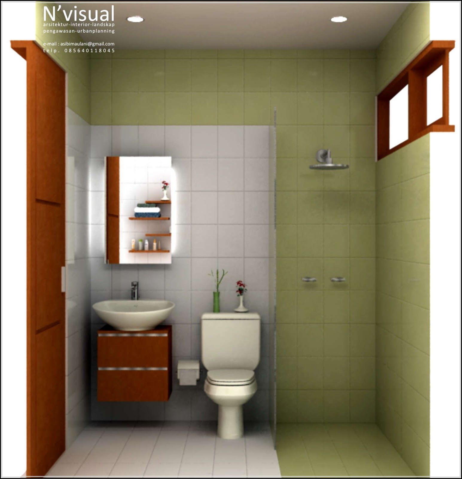 Detail Sempit Desain Kamar Mandi Minimalis Nomer 7