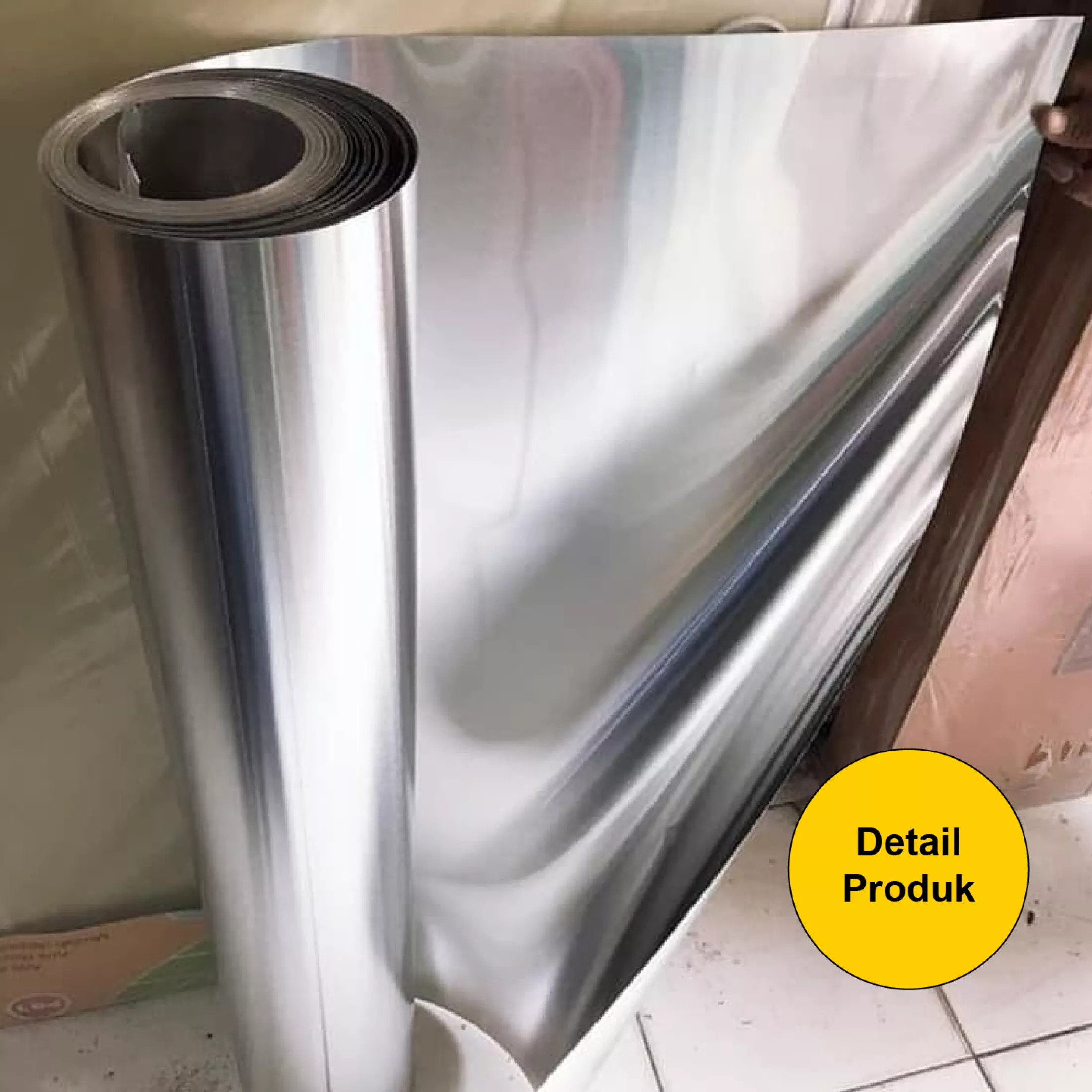 Detail Seng Aluminium Tipis Nomer 3