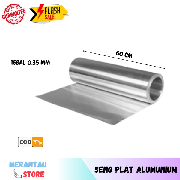 Detail Seng Talang Aluminium Nomer 30