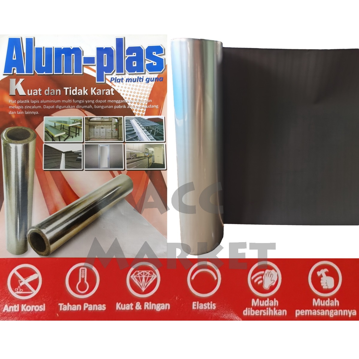 Detail Seng Talang Aluminium Nomer 38