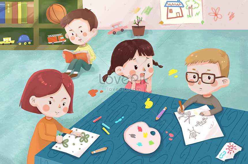 Seni Gambar Ilustrasi Pendidikan - KibrisPDR