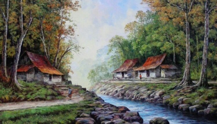 Detail Seni Lukis Pemandangan Nomer 29