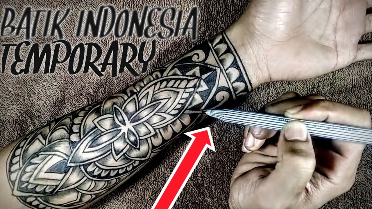 Detail Seni Tato Batik Nomer 6