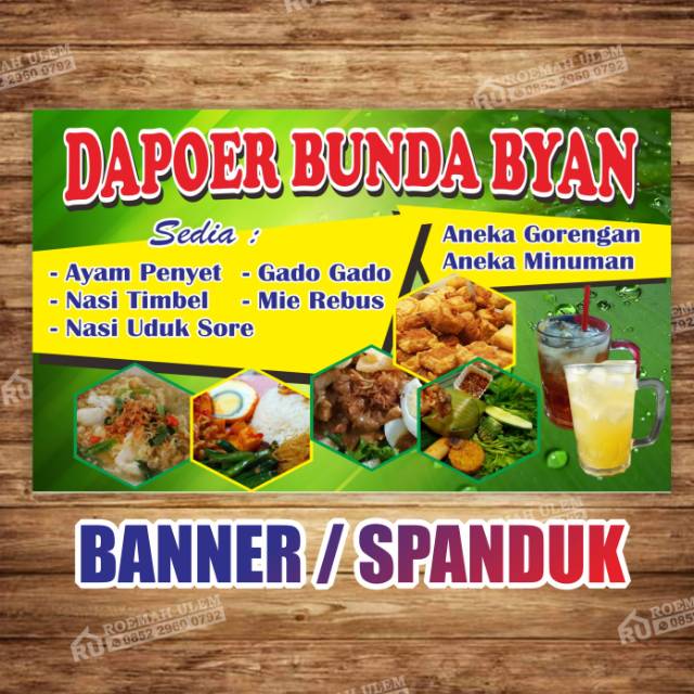 Detail Sepanduk Makanan Nomer 20