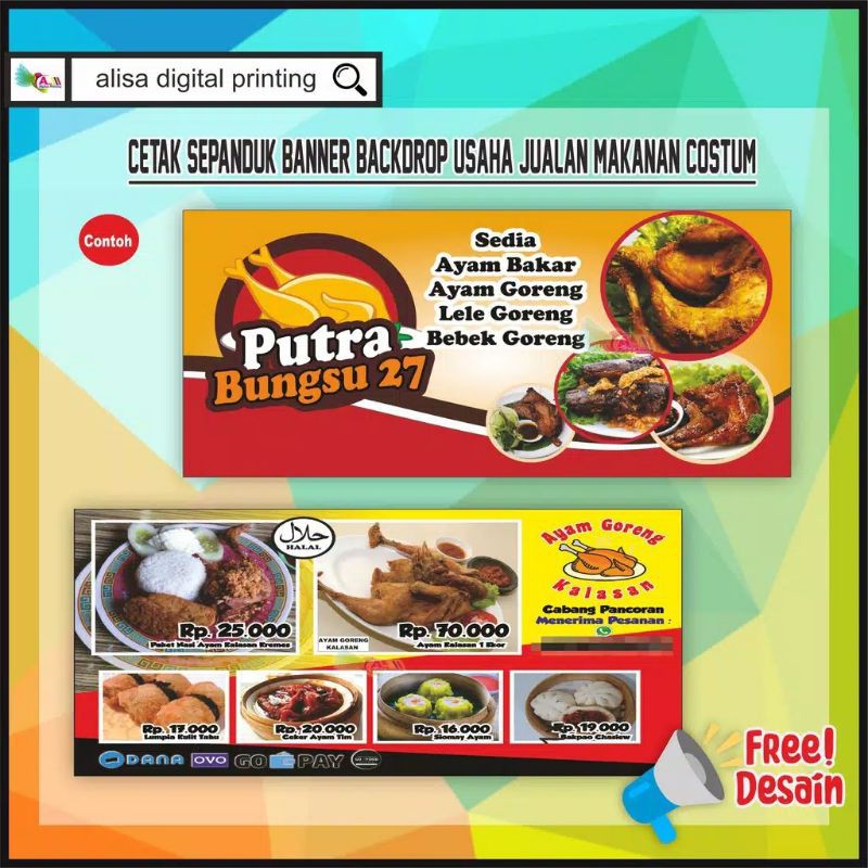 Detail Sepanduk Makanan Nomer 26