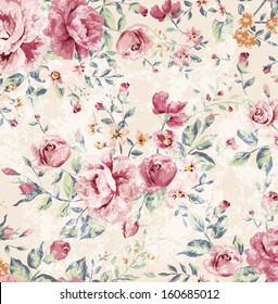 Detail Wallpaper Vintage Flower Nomer 27