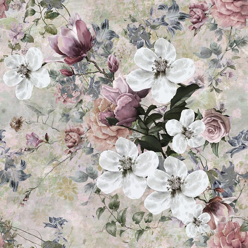 Detail Wallpaper Vintage Flower Nomer 29
