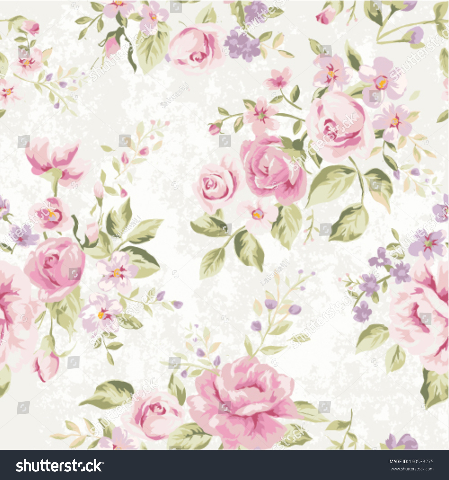 Detail Wallpaper Vintage Flower Nomer 35