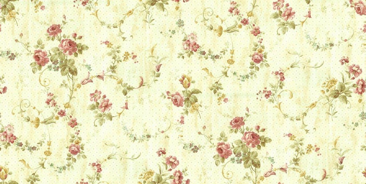 Detail Wallpaper Vintage Flower Hd Nomer 56