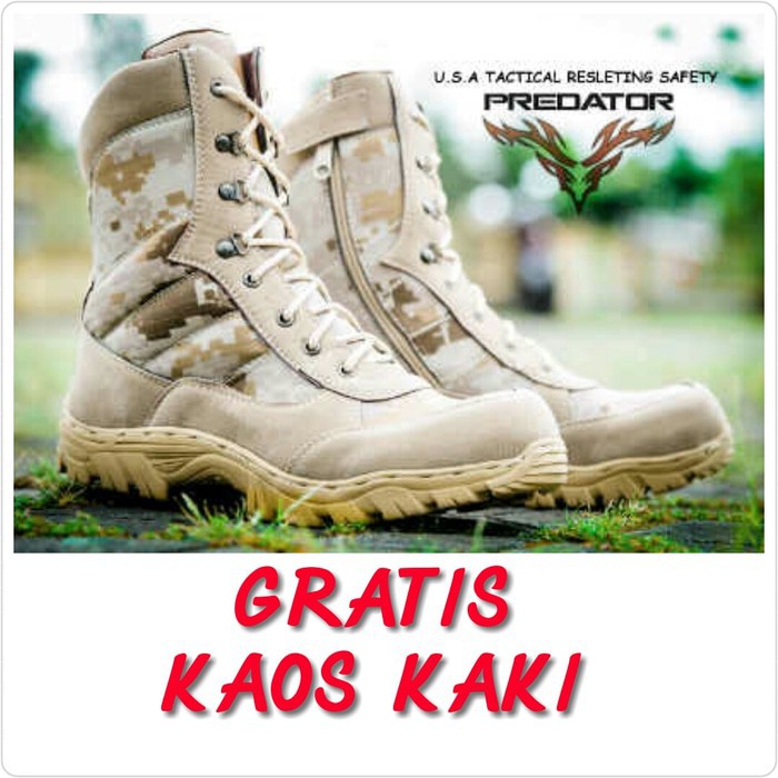 Detail Sepatu Army Gurun Nomer 32