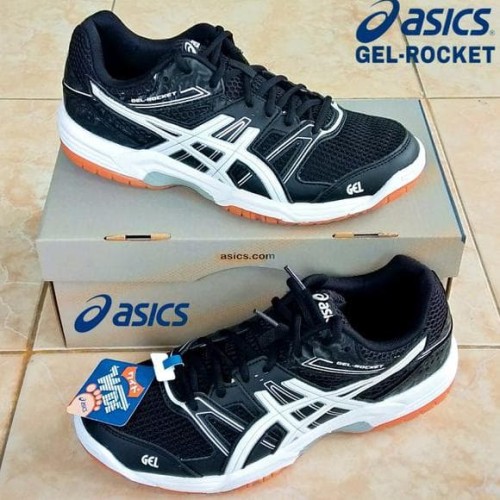 Detail Sepatu Asics Gel Rocket Nomer 11