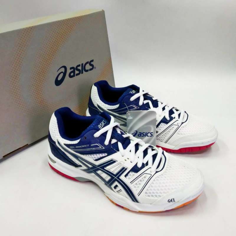 Detail Sepatu Asics Gel Rocket Nomer 25