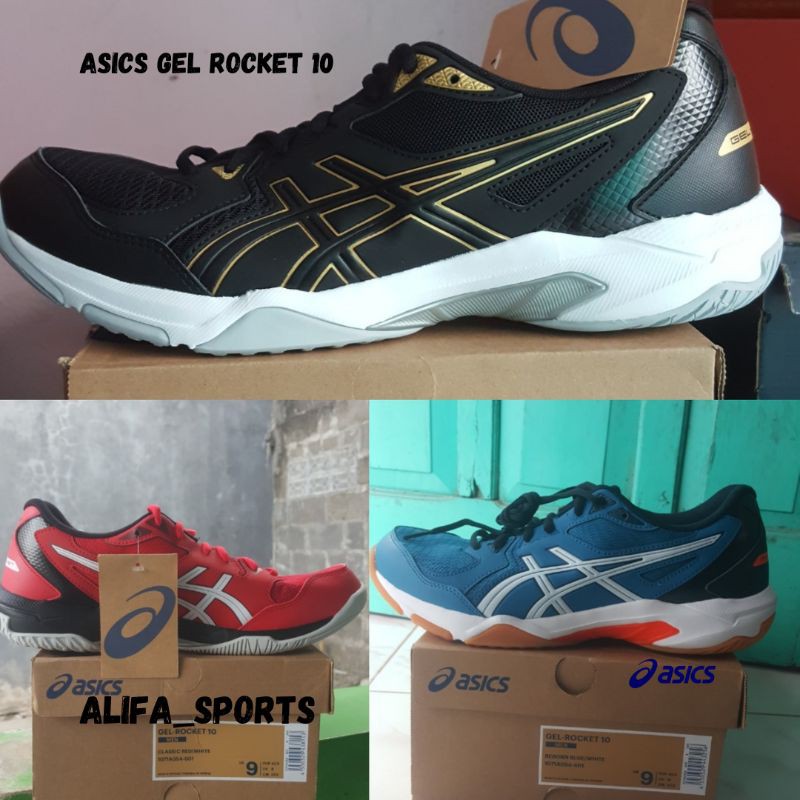 Detail Sepatu Asics Gel Rocket Nomer 31