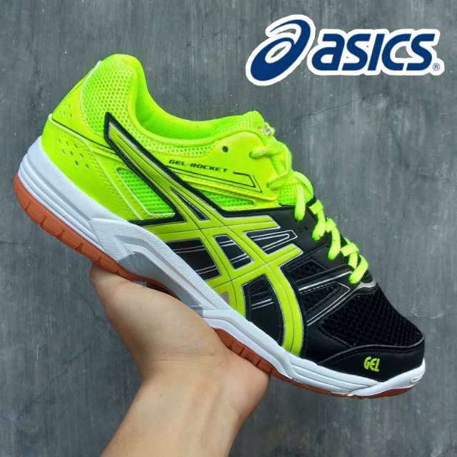 Detail Sepatu Asics Gel Rocket Nomer 42