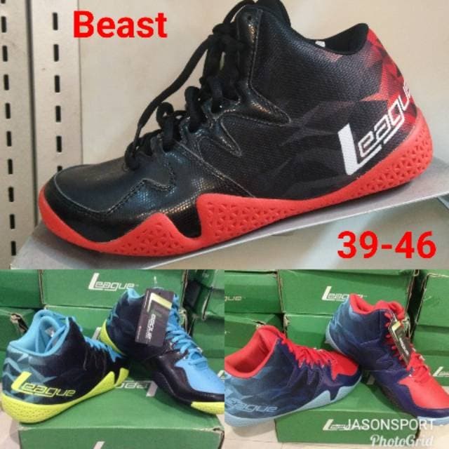 Detail Sepatu Basket League Murah Nomer 24