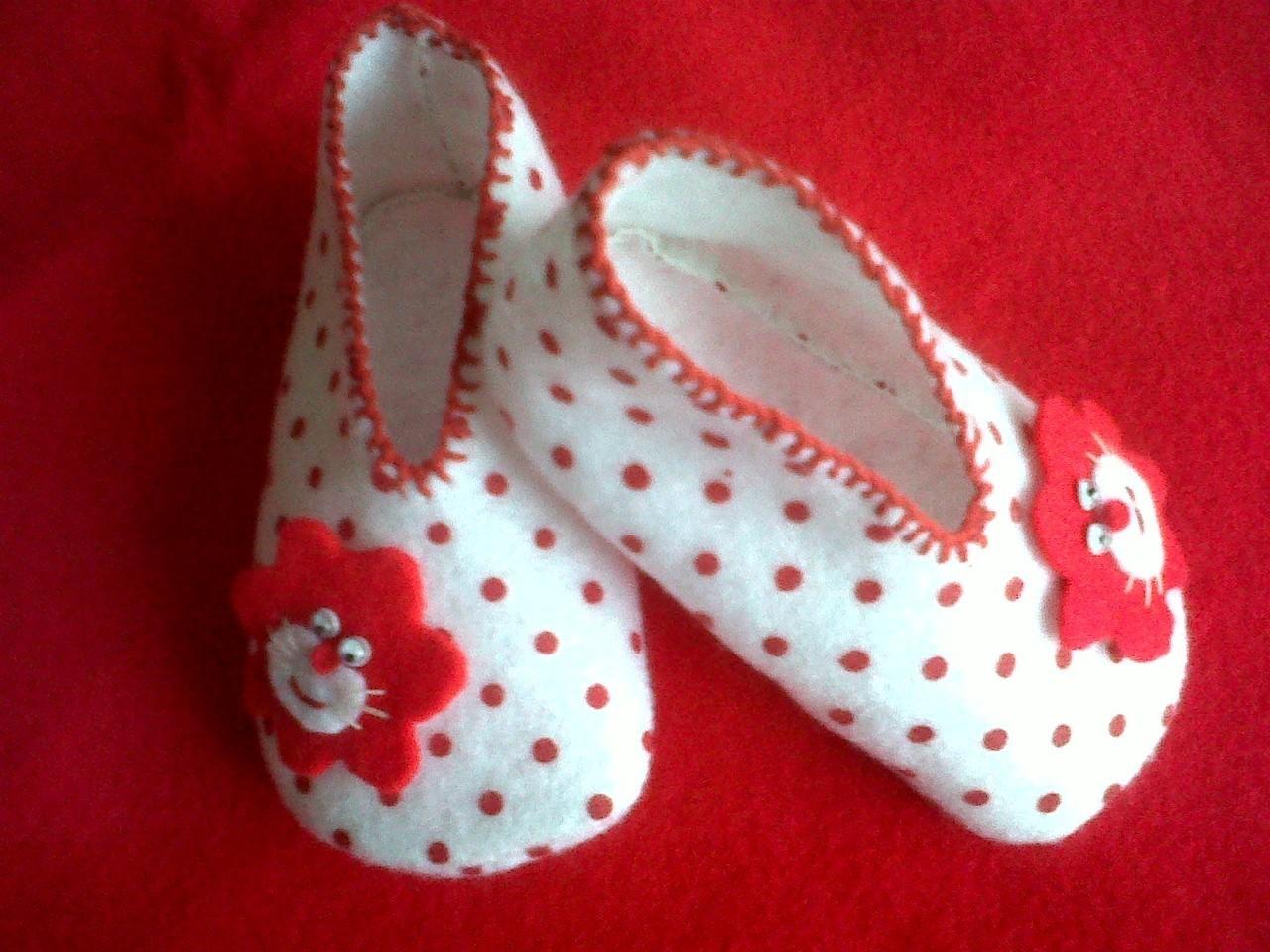 Detail Sepatu Bayi Dari Kain Flanel Nomer 19