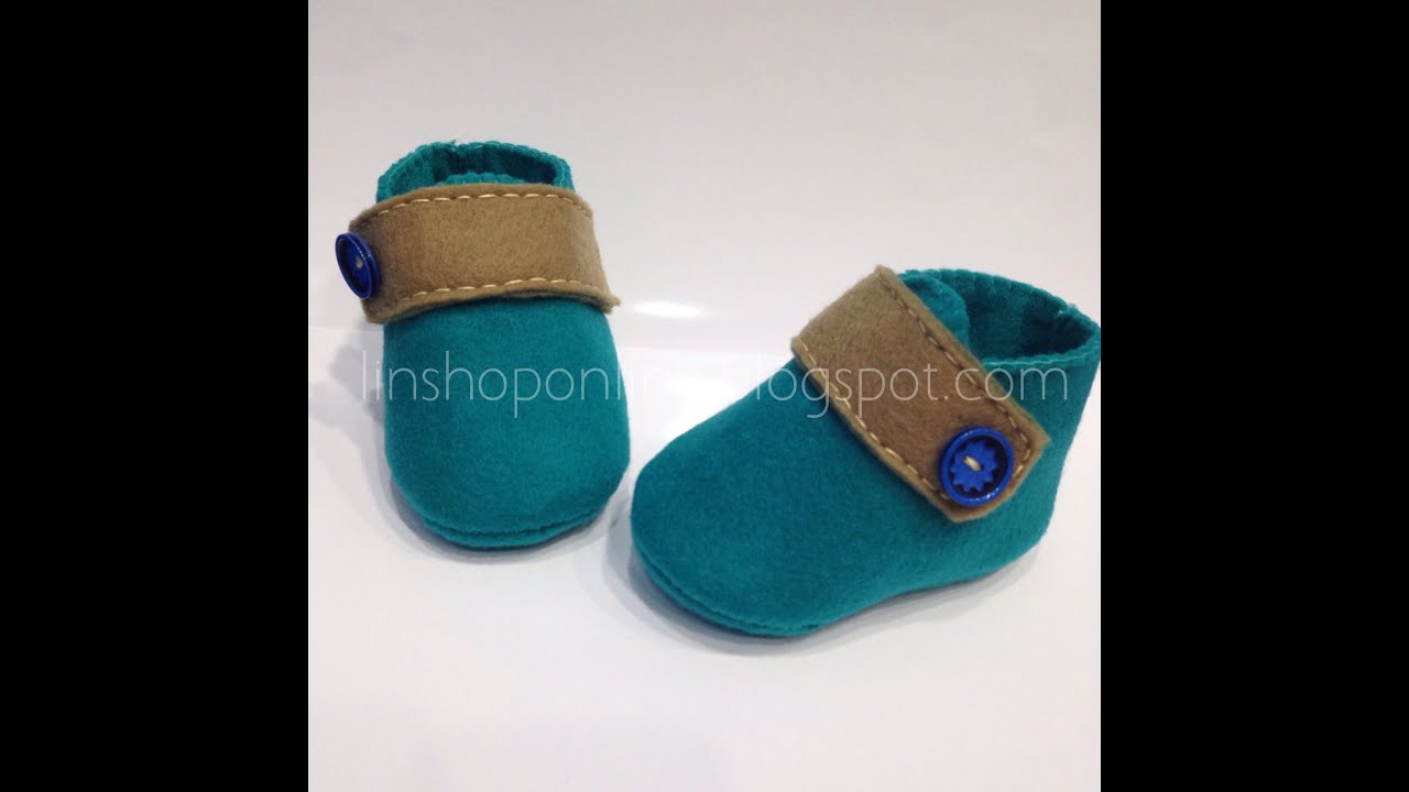 Detail Sepatu Bayi Kain Flanel Nomer 15