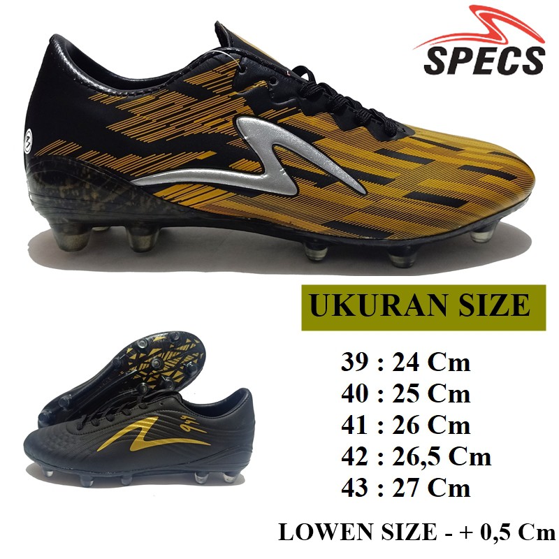 Detail Sepatu Bola Specs Terbaru 2018 Nomer 44