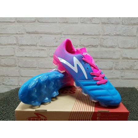 Detail Sepatu Bola Specs Warna Pink Nomer 43