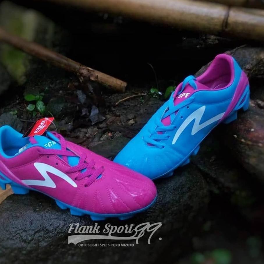 Detail Sepatu Bola Specs Warna Pink Nomer 54