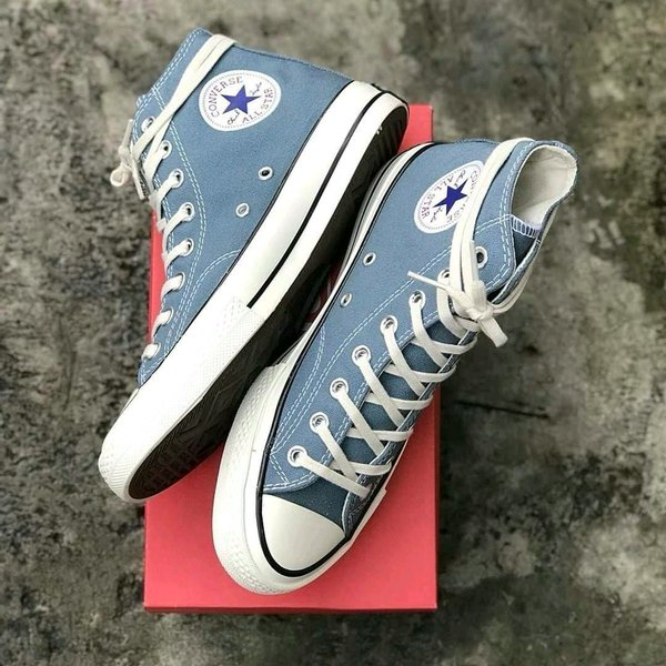 Detail Sepatu Converse Biru Nomer 14