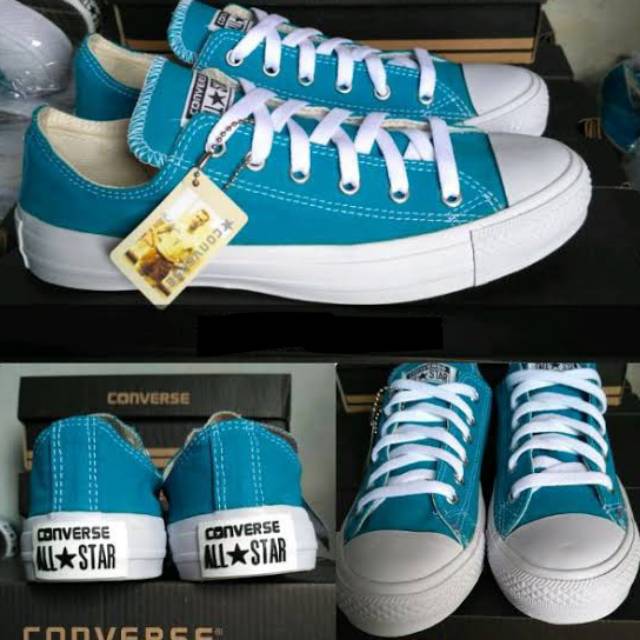 Detail Sepatu Converse Biru Nomer 16