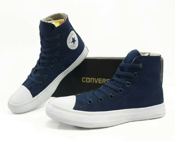 Detail Sepatu Converse Biru Nomer 19