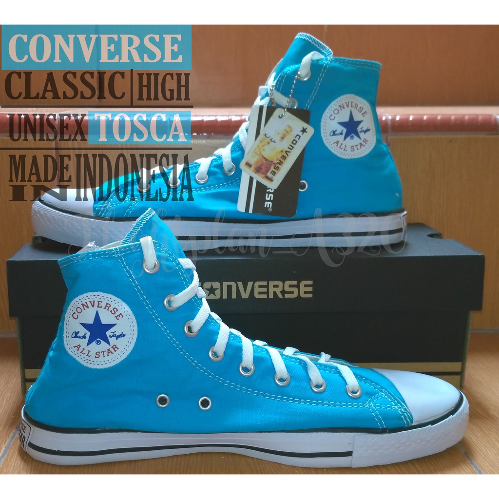 Detail Sepatu Converse Biru Nomer 20