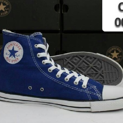 Detail Sepatu Converse Biru Nomer 34