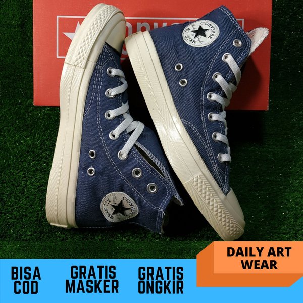 Detail Sepatu Converse Biru Nomer 57