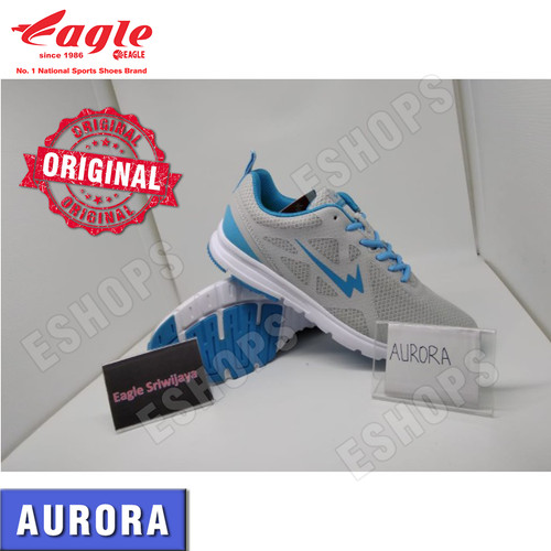 Detail Sepatu Eagle Biru Nomer 34