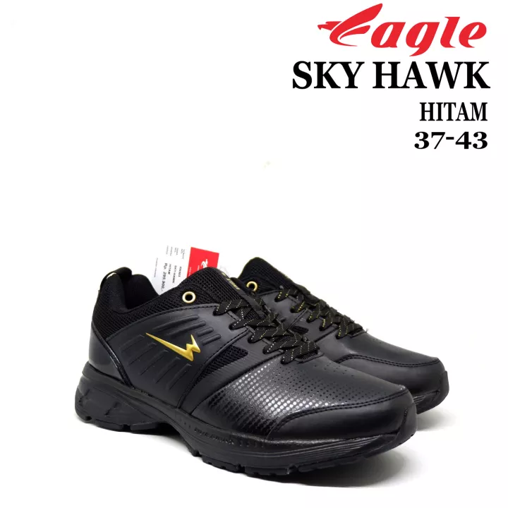 Detail Sepatu Eagle Hitam Nomer 35