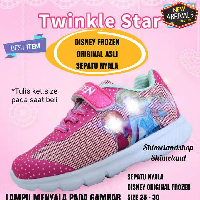 Detail Sepatu Frozen Asli Nomer 26