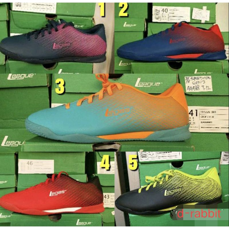 Detail Sepatu Futsal League Murah Nomer 55