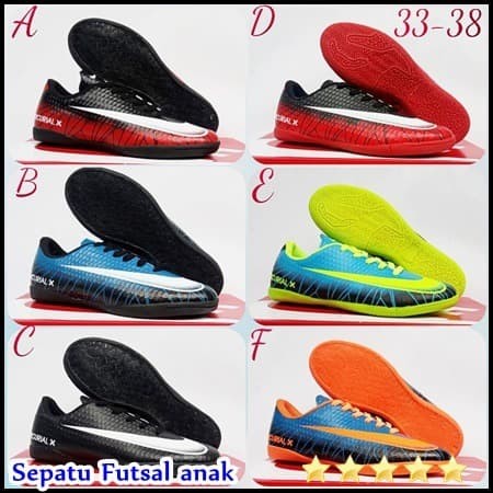Detail Sepatu Futsal Nike Anak Nomer 27