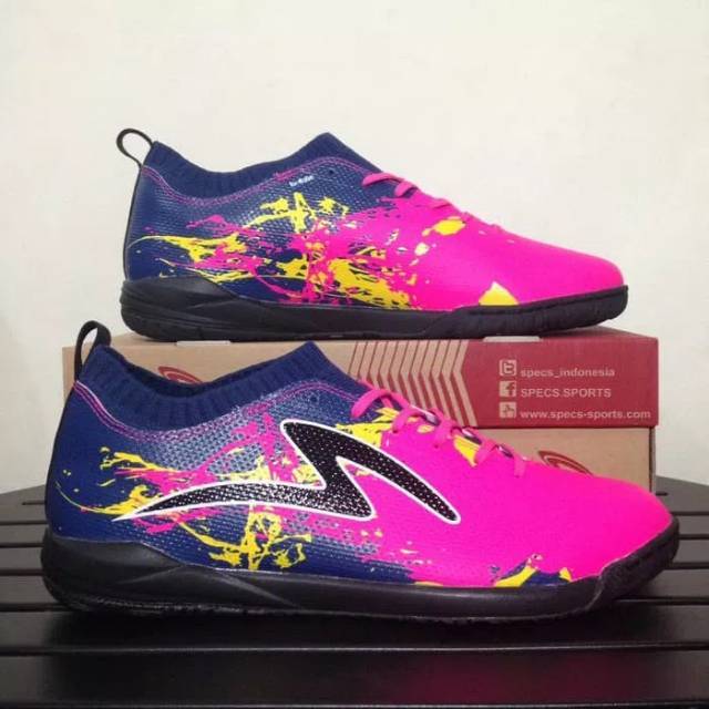 Detail Sepatu Futsal Specs Pink Nomer 44