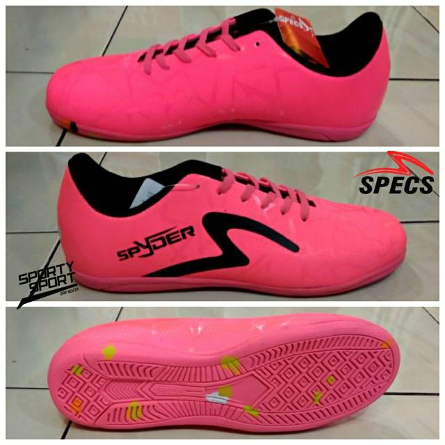 Detail Sepatu Futsal Specs Pink Nomer 46