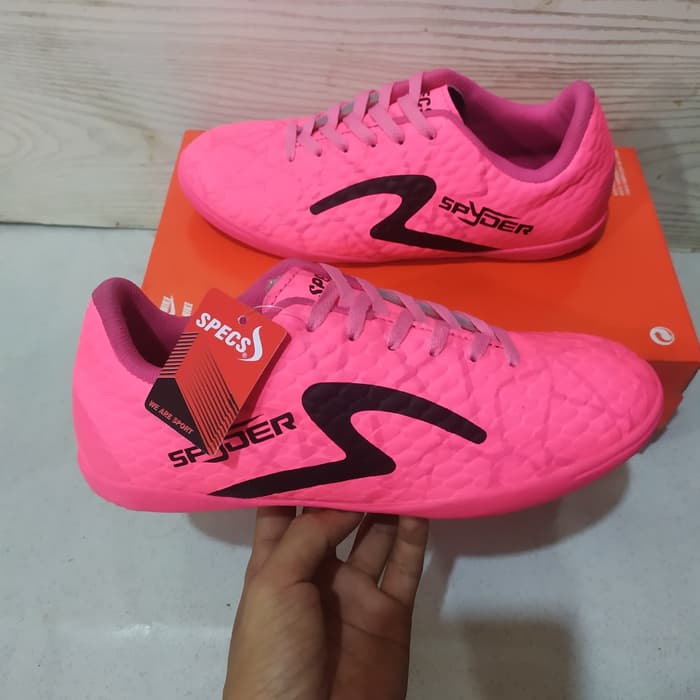 Detail Sepatu Futsal Specs Pink Nomer 7